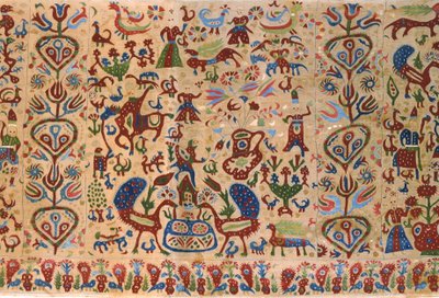 Part of a Bridal Bed Valance, from Ioannina, Ipeiros (detail) by Greek School
